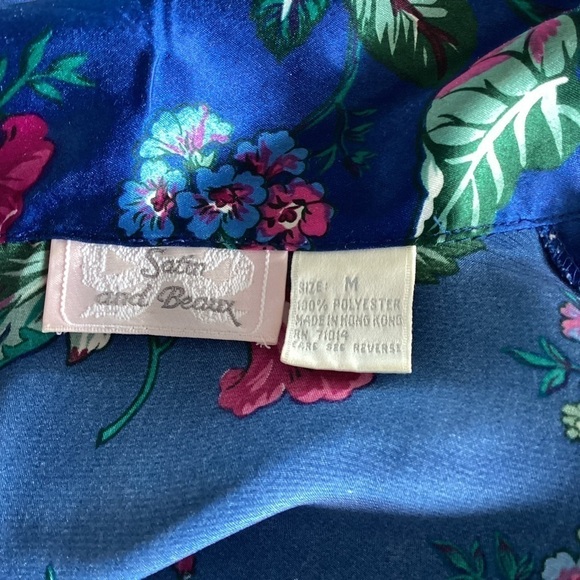 Satin and Beaux night shirt pyjamas robe medium/large. 0971 - Picture 4 of 7